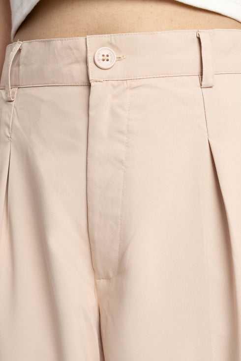 Wide Leg Pleated Pants